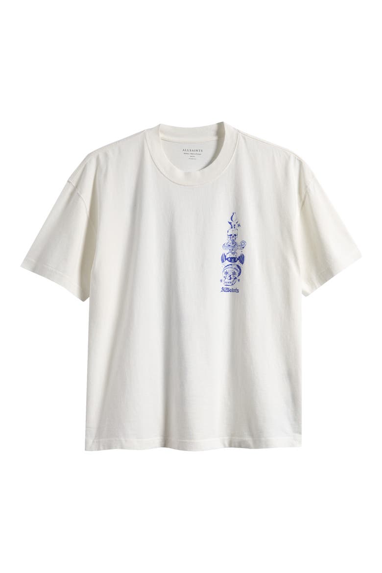 Ignis Graphic Organic Cotton T-Shirt, Main, color, CHALK WHITE