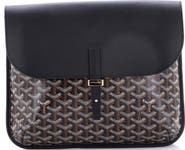 Pre-Owned Goyard Coursier Messenger Bag Coated Canvas and Leather