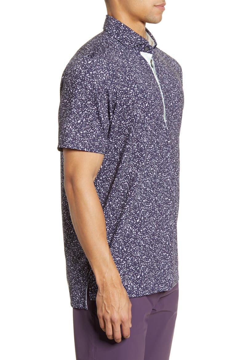 Angel Tears Performance Polo, Alternate, color, MIDNIGHT