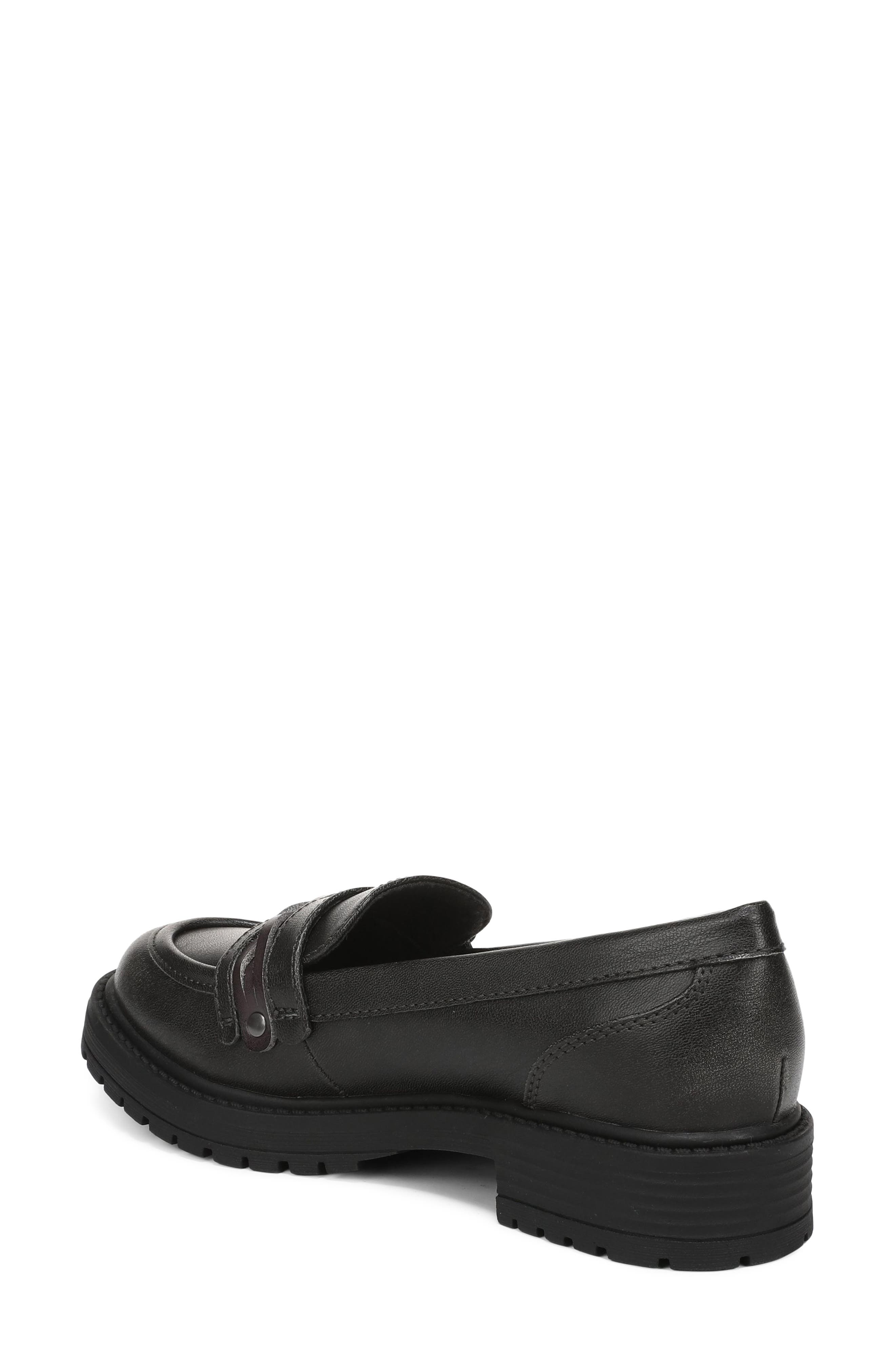 Asher Faux Leather Loafer, Alternate, color, CHARCOAL FAUX LEATHER