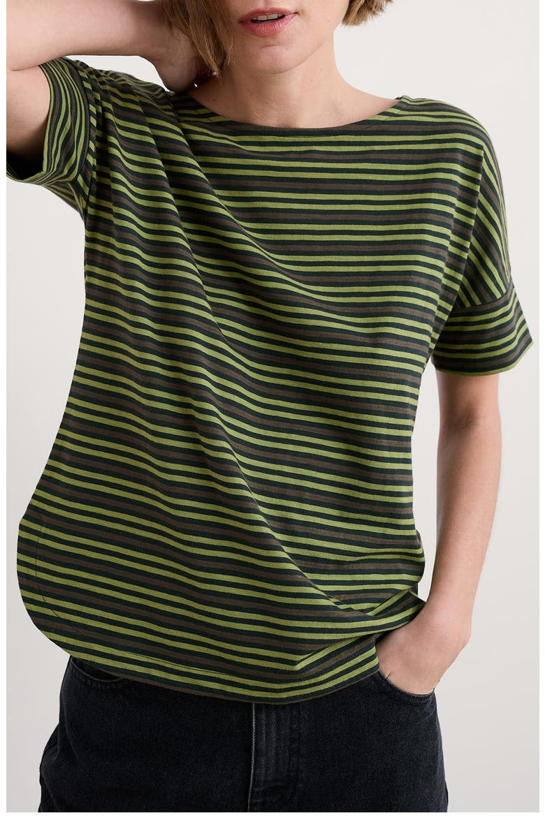 Bryher View Organic Cotton T-Shirt, Main, color, PELLITRAS MARITIME ALOE