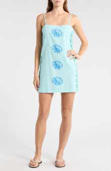 Sunburst Spaghetti Strap Minidress
