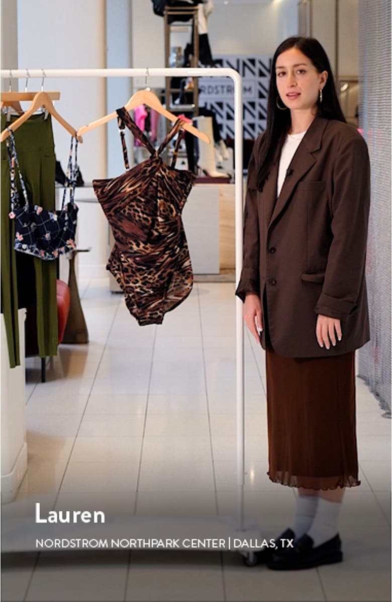 Ocicat Europa Underwire One-Piece Swimsuit, sales video thumbnail