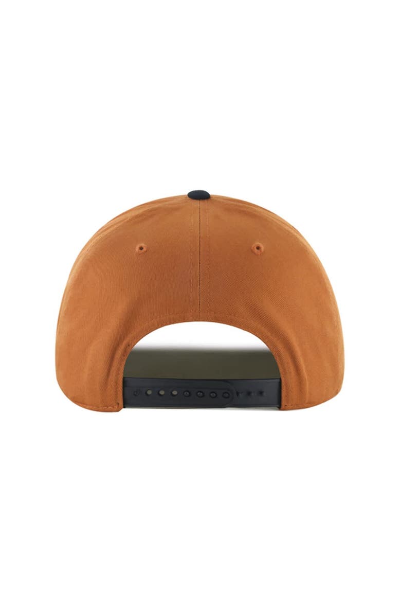 '47 Men's '47 Texas Orange Texas Longhorns Dropshadow Rope Hitch Adjustable Hat, Alternate, color, 
