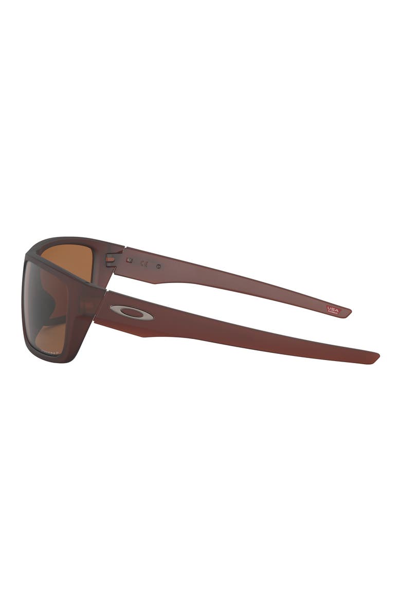 61mm Rectangular Sunglasses, Alternate, color, TORTOISE