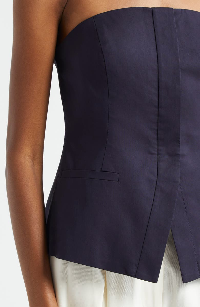 A.L.C. Renee Strapless Top, Alternate, color, Maritime Navy