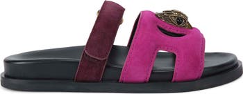 Eagle Cutout Slide Sandal