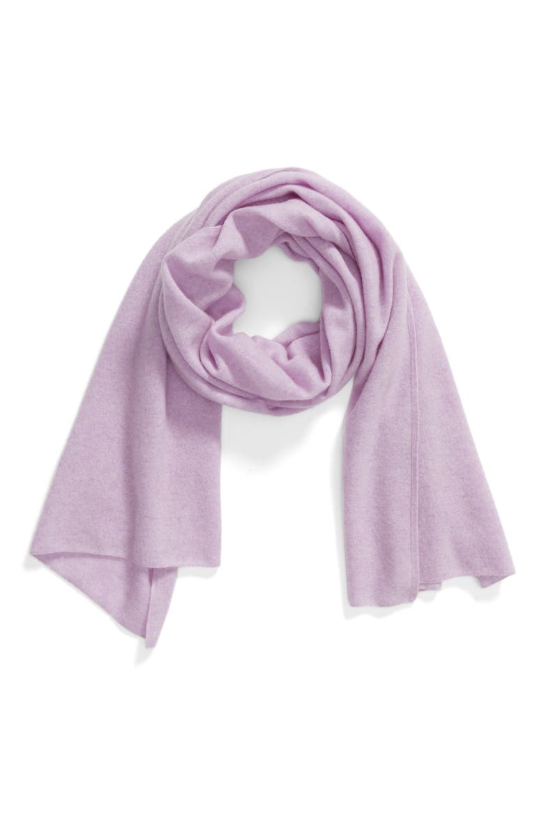 Cashmere Scarf, Alternate, color, PINK ICE