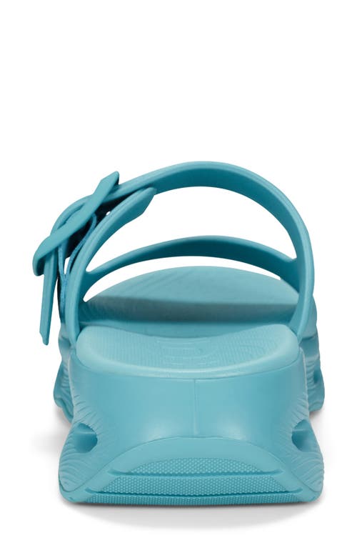 Hunter Greta Slide Sandal In Blue