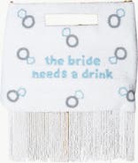 Island to East Side The Bride Needs a Drink Handle Pouch, Fringe