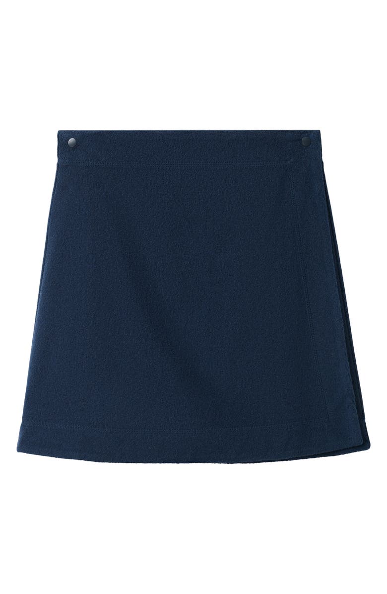 MANGO Terry Miniskirt, Alternate, color, Blue