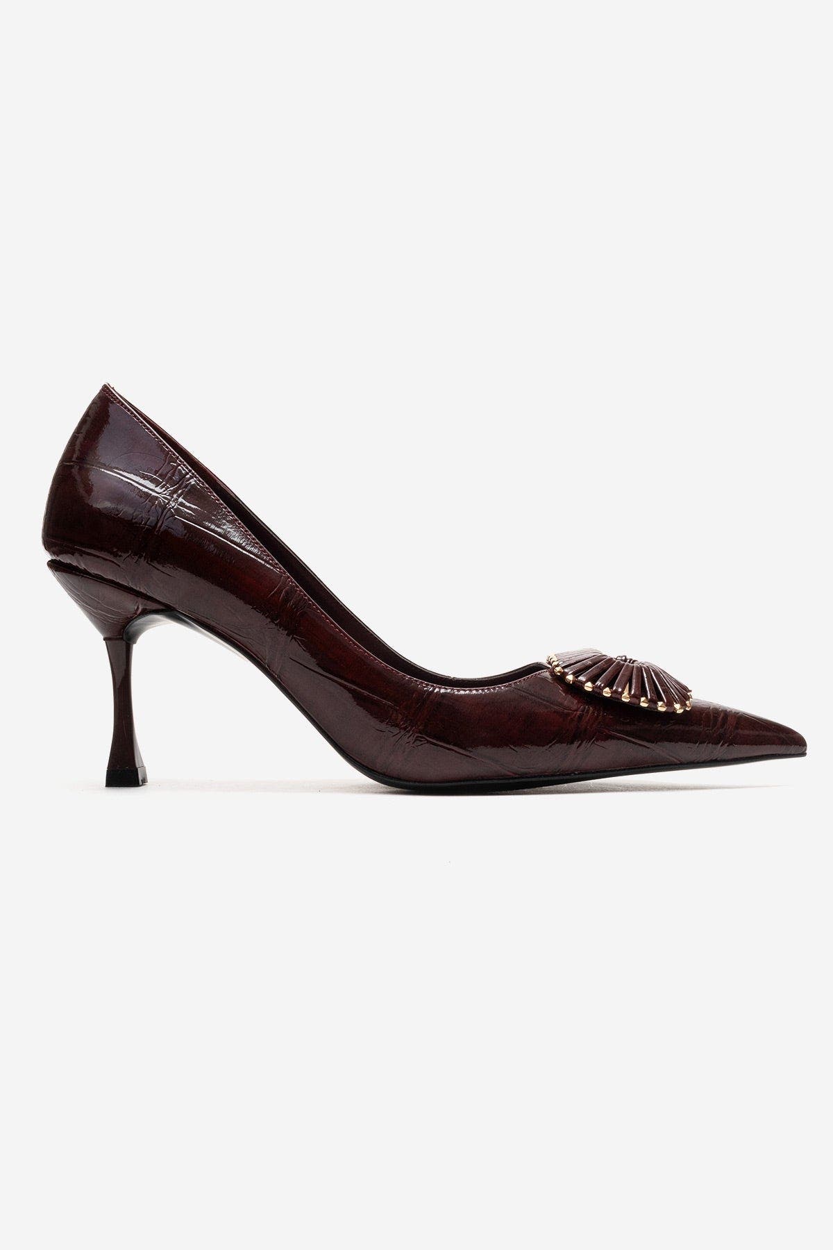 Rebel Stiletto Pump, Alternate, color, Burgundy Print