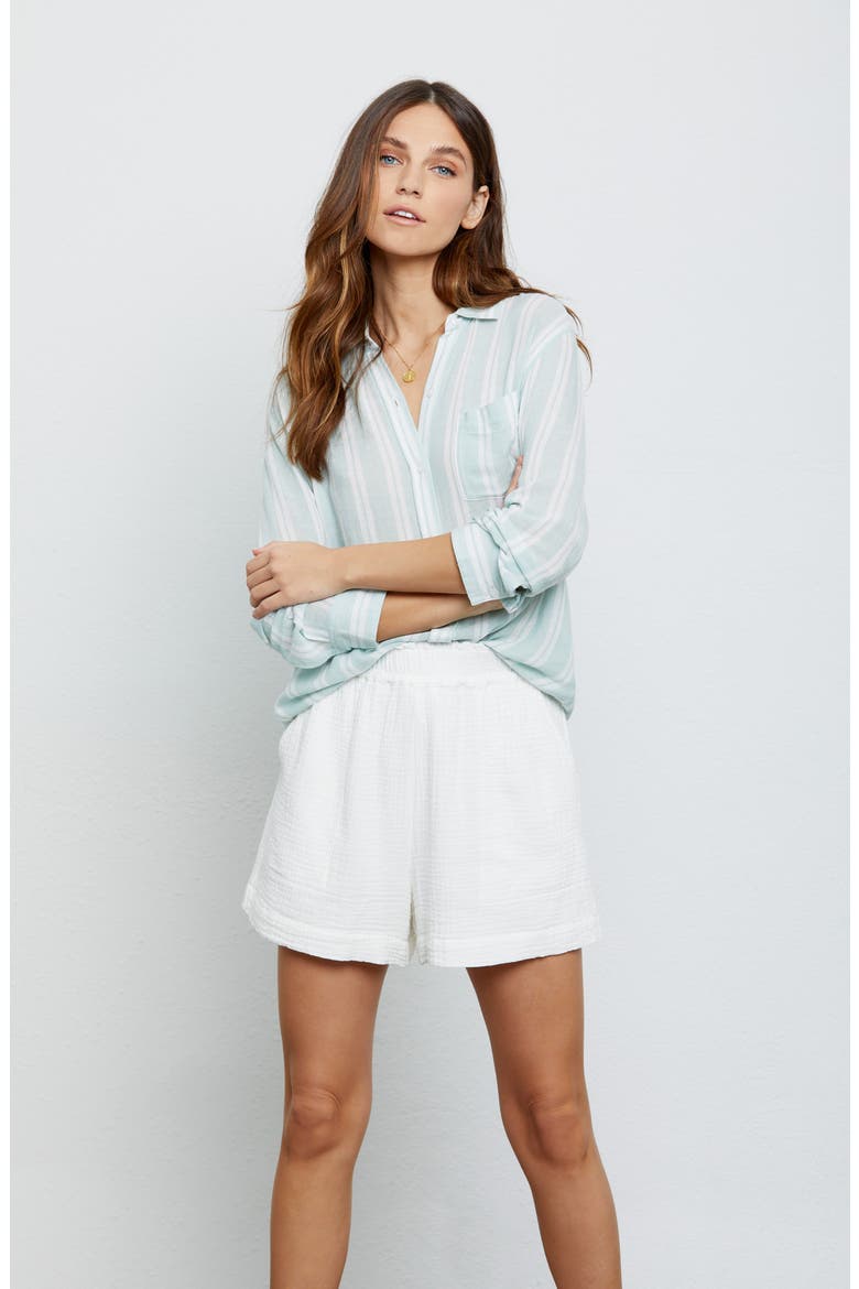 Charli Shirt, Alternate, color, JUNIPER STRIPE