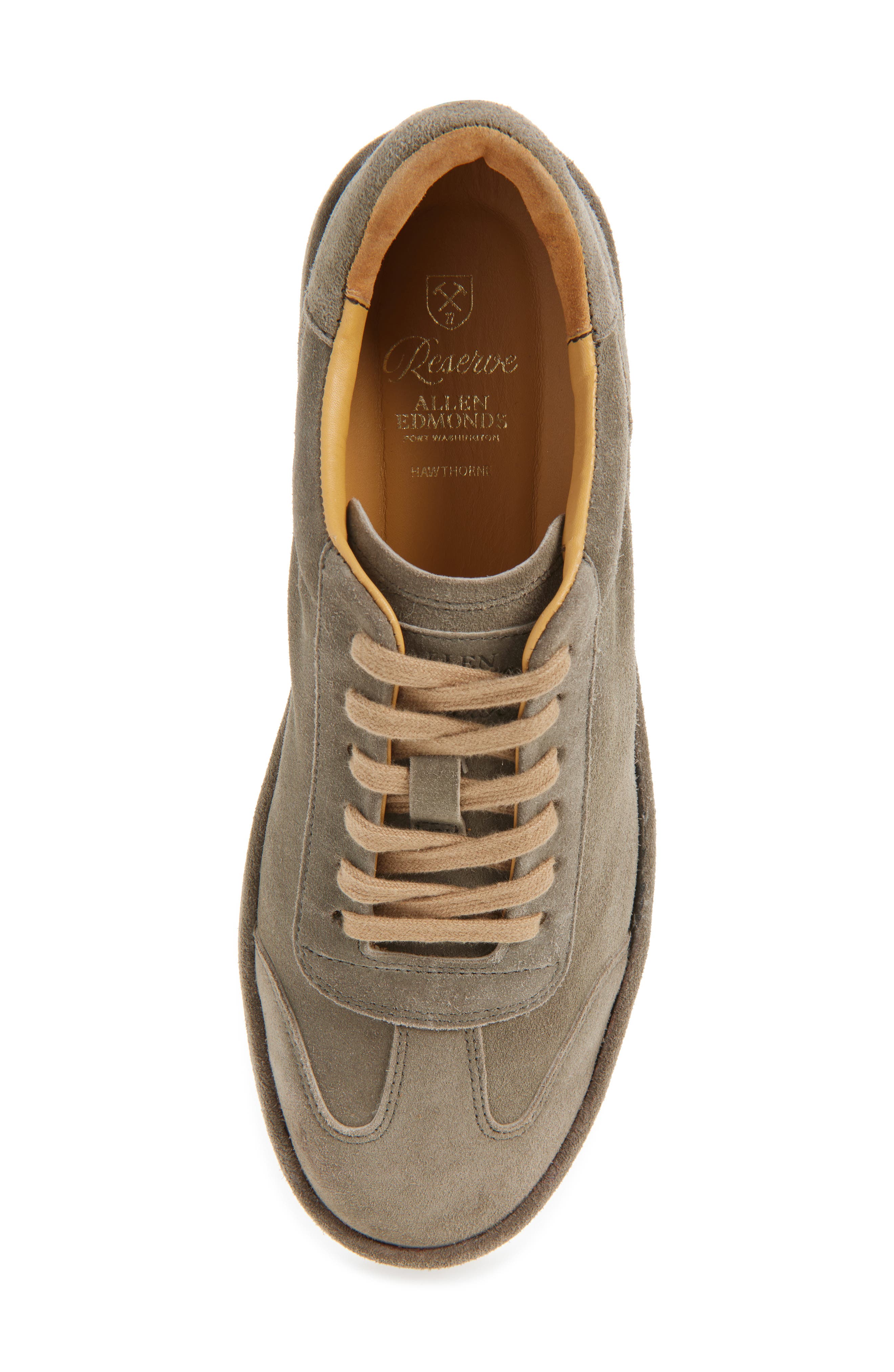 Hawthorne Sneaker, Alternate, color, CLOVE SUEDE