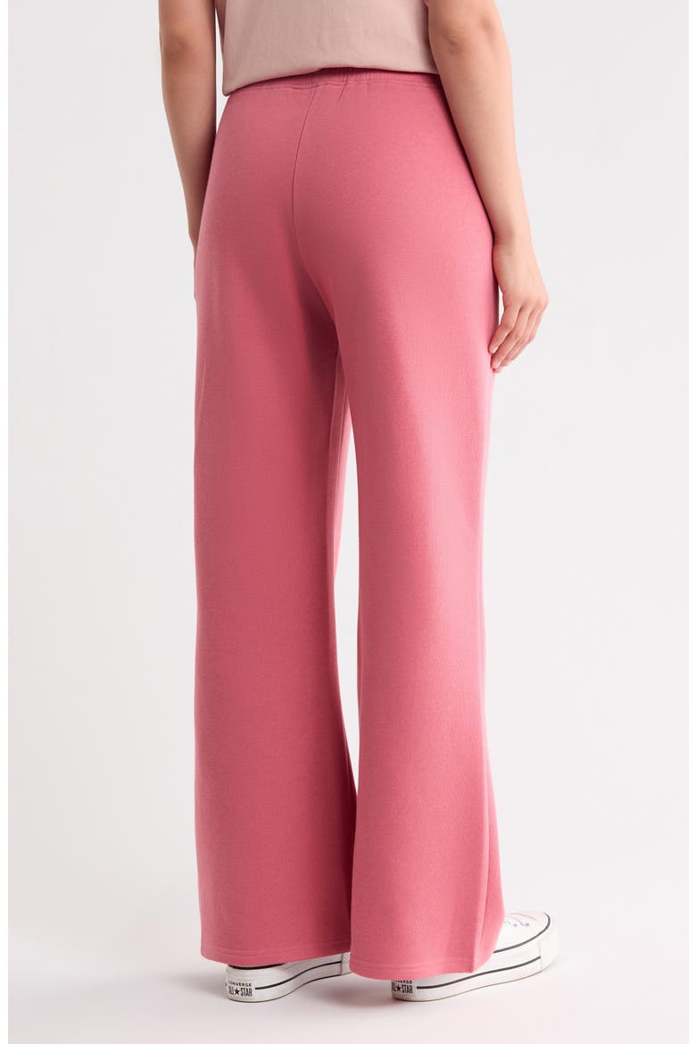 Wave Runner Wide Leg Sweatpants, Alternate, color, FADED ROSE