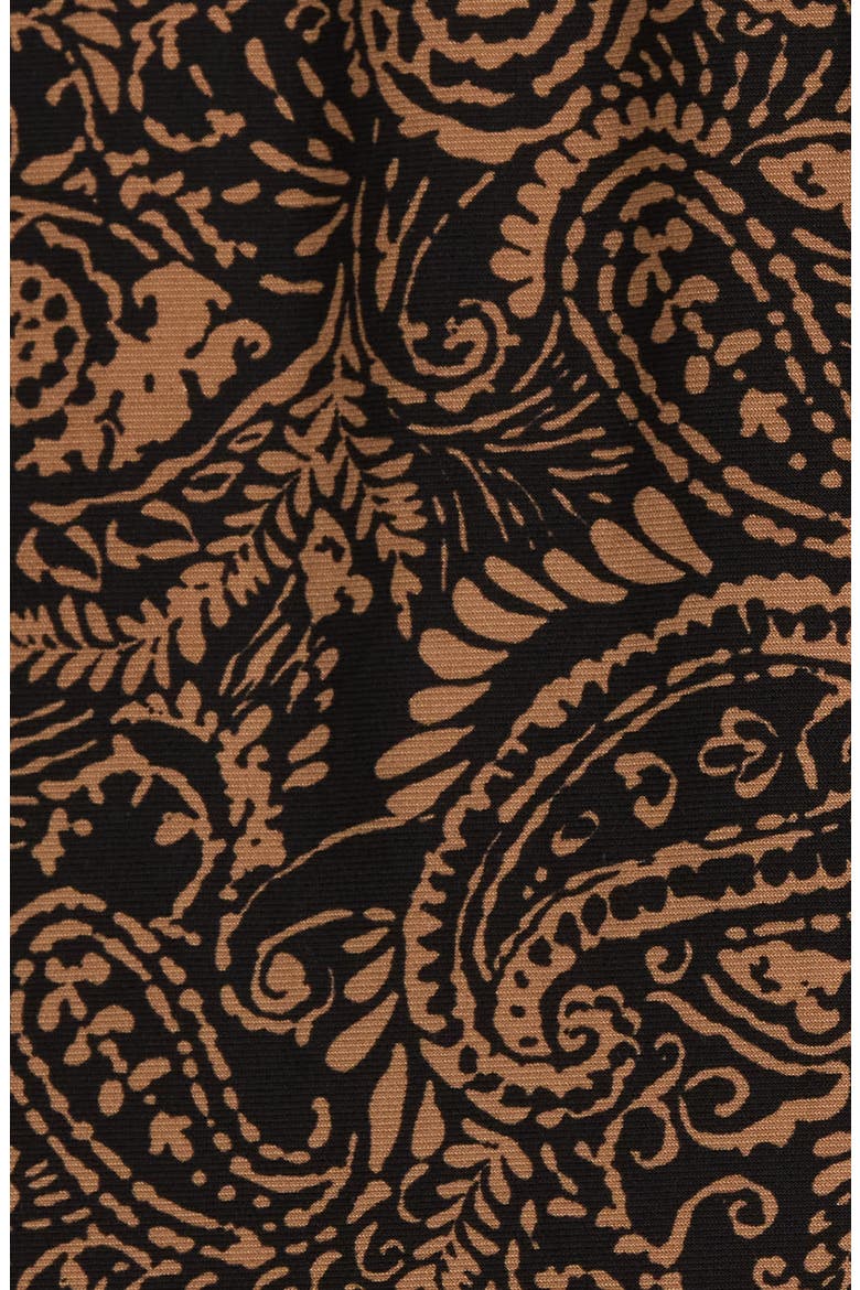 Paisley Long Sleeve Slim Fit Knit Shirt, Alternate, color, ANNE BLACK / VICUNA