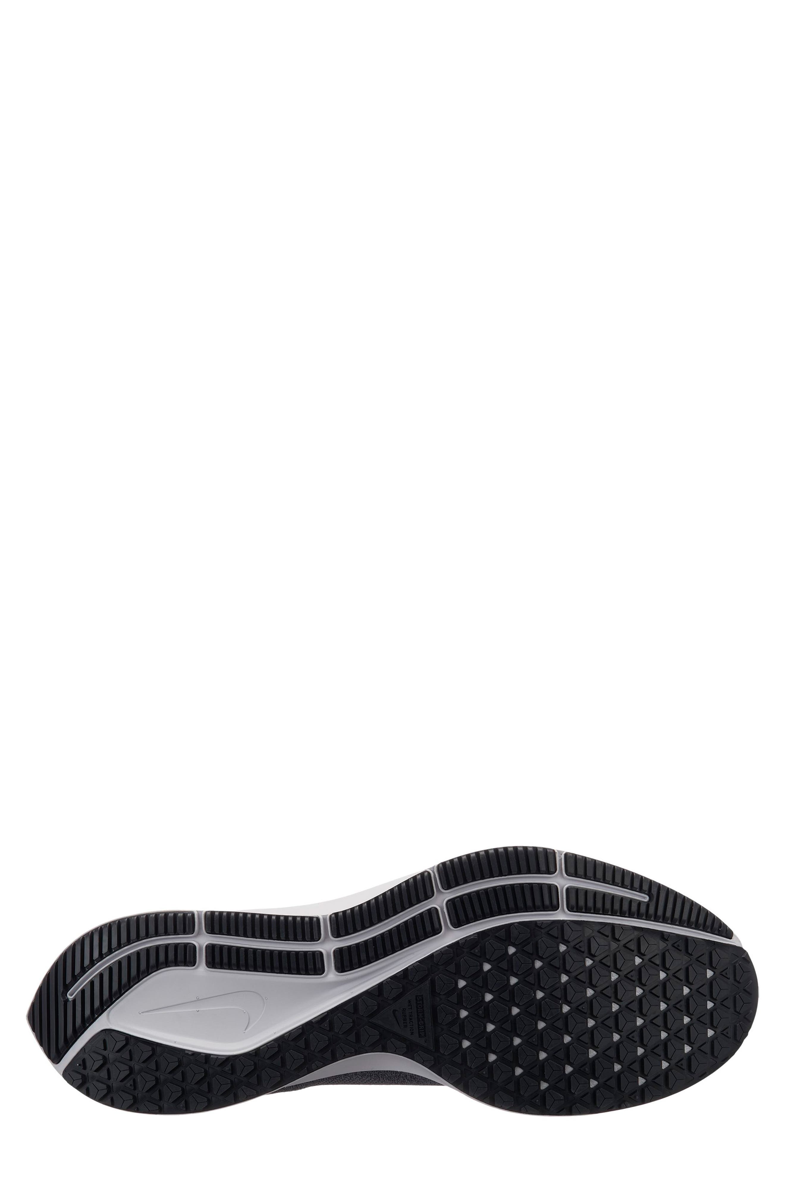 Air Zoom Pegasus 35 Shield Water Repellent Running Shoe, Alternate, color, BLACK/ WHITE/ COOL GREY