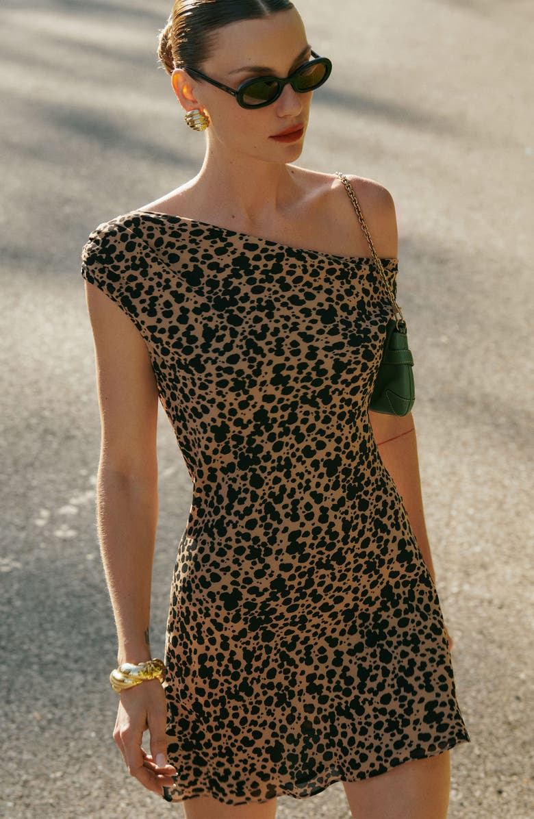 Reformation Kristine Convertible Neck Minidress, Alternate, color, 