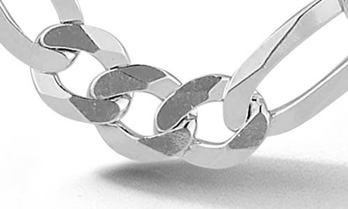 Yield Of Men 11mm Figaro Chain Necklace In White