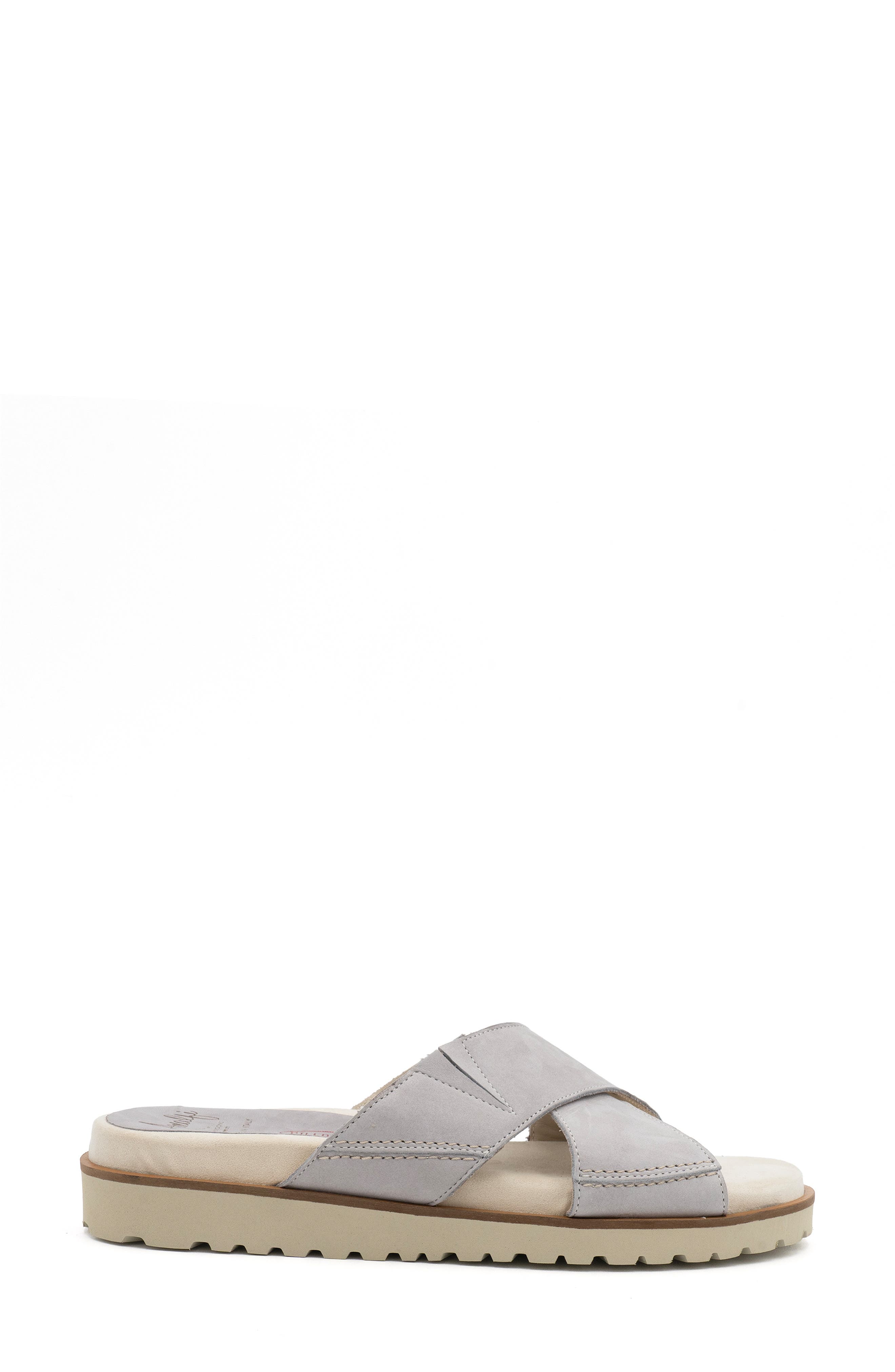 Barolo Platform Slide Sandal, Alternate, color, FOG TIFFANY