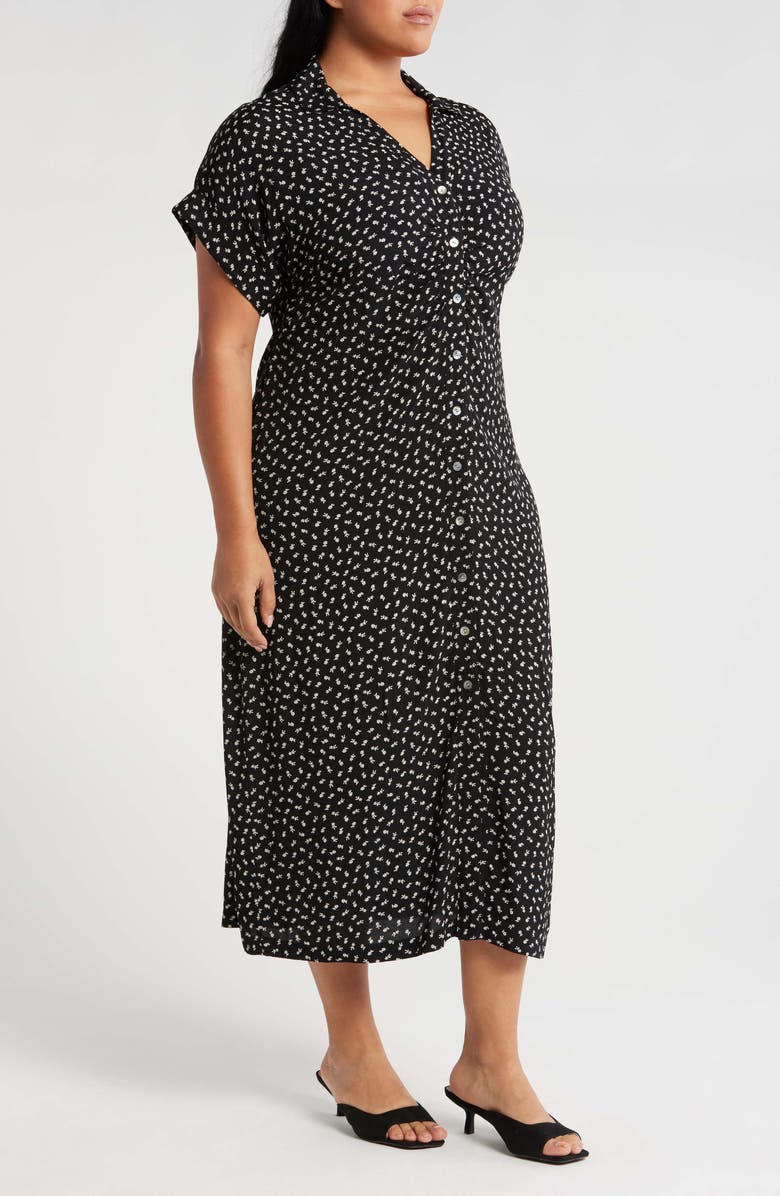 Madewell Floral Shirtdress, Alternate, color,