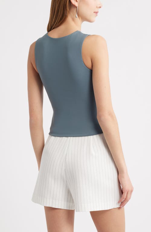 Open Edit Smooth Edit Crewneck Tank In Blue Weather