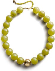 BaubleBar Jane Rainbow Semiprecious Beaded Necklace