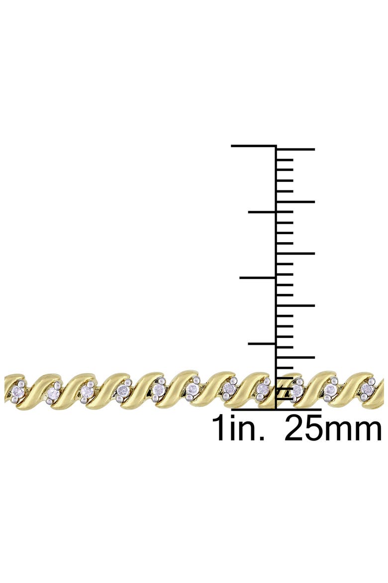 Set Of 3 Diamond Slider Bracelets - 0.73ct., Alternate, color, SILVER MULTI