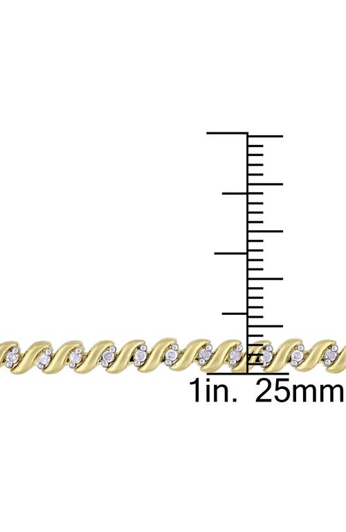 Delmar Set Of 3 Diamond Slider Bracelets In Silver Multi