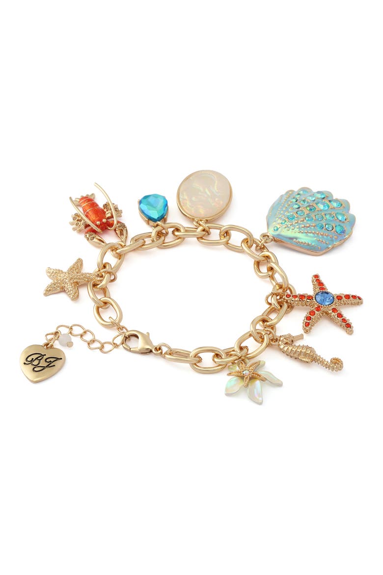 Sealife Charm Flex Bracelet, Alternate, color, BLUE