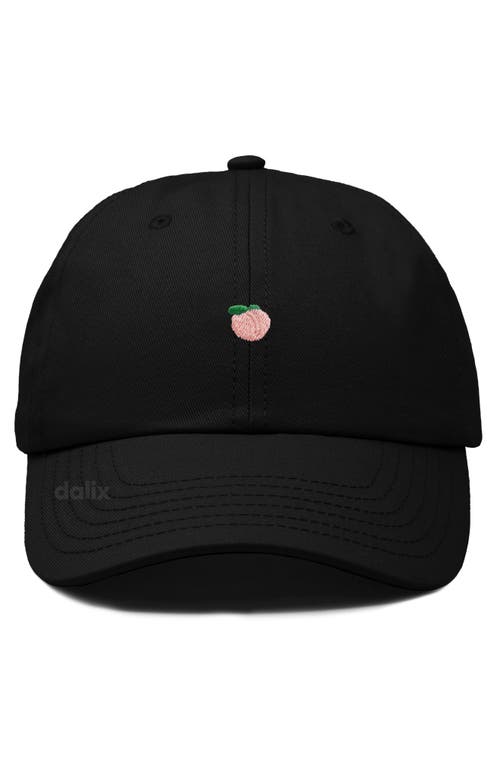 Dalix Lil Peach Dad Cap In Black