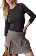Marine Layer Mini Rib Long Sleeve Crewneck Tee