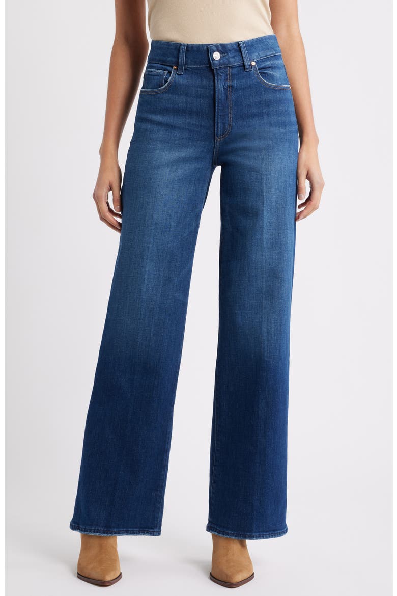 Sasha High Waist Wide Leg Jeans, Main, color, QUEEN