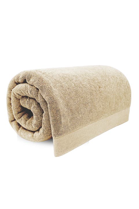 Melange Viscose Cotton Blend Odor & Mildew Resistant Bath Sheet Towel, 1pc