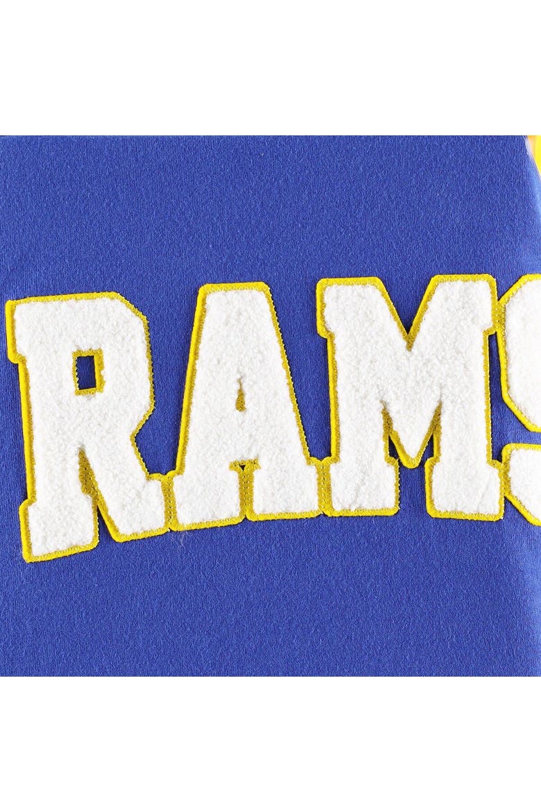 Men's Tommy Hilfiger Royal/White Los Angeles Rams Alex Long Sleeve Hoodie T-Shirt, Alternate, color, Royal