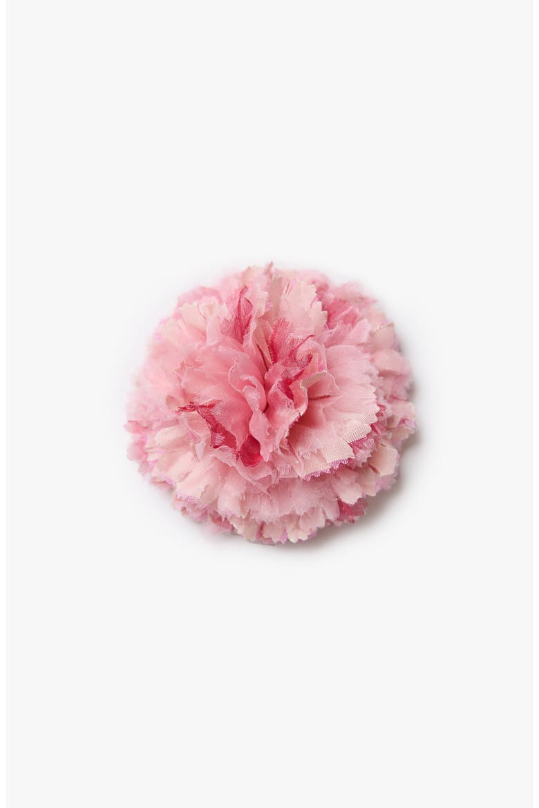 The Light Pink Carnation Floral Brooch, Main, color, Light Pink