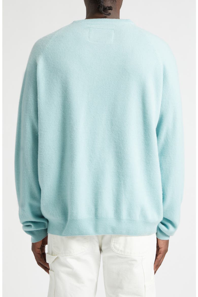 Cashmere Crewneck Sweater, Alternate, color, CLOUD BLUE