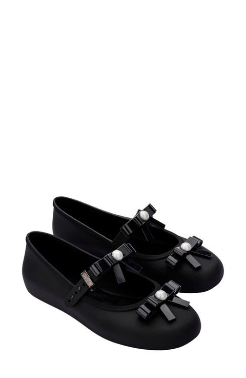 Soft Ballerina Bow Mary Jane Flat (Women)