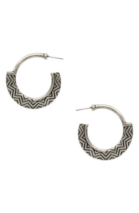 Cecile Hoop Earrings