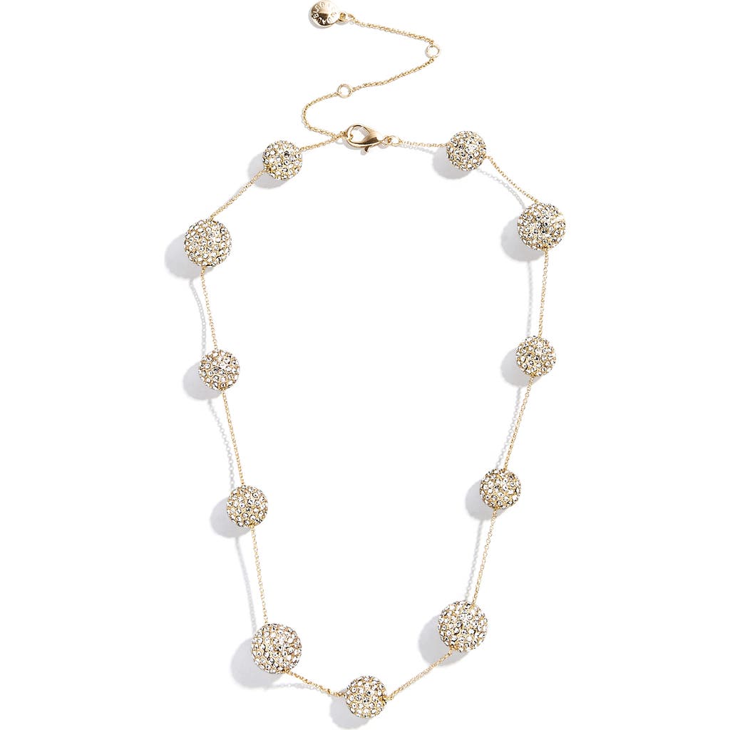 Baublebar Blair Crystal Spehere Station Necklace In Multi