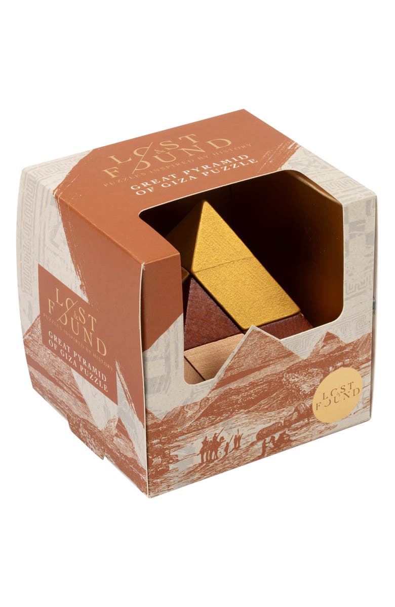 Professor Puzzle Great Pyramid of Giza 3D Wooden Brainteaser Puzzle, Main, color, Multicolored