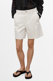 MANGO Dart Bermuda Denim Shorts