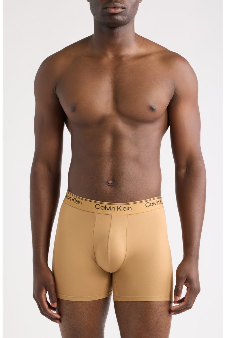 Assorted 3-Pack Microfiber Boxer Briefs, Main, color, BRONZE FLASH/BLACK/OLIVE NIGHT