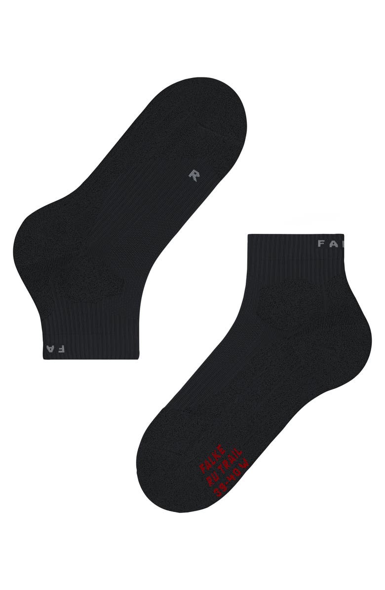 Falke RU Trail Stabilizing Running Socks, Alternate, color, Black-Mix