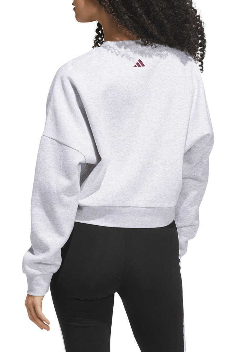 Arched Logo Graphic Sweatshirt, Alternate, color, LIGHT GREY HEATHER