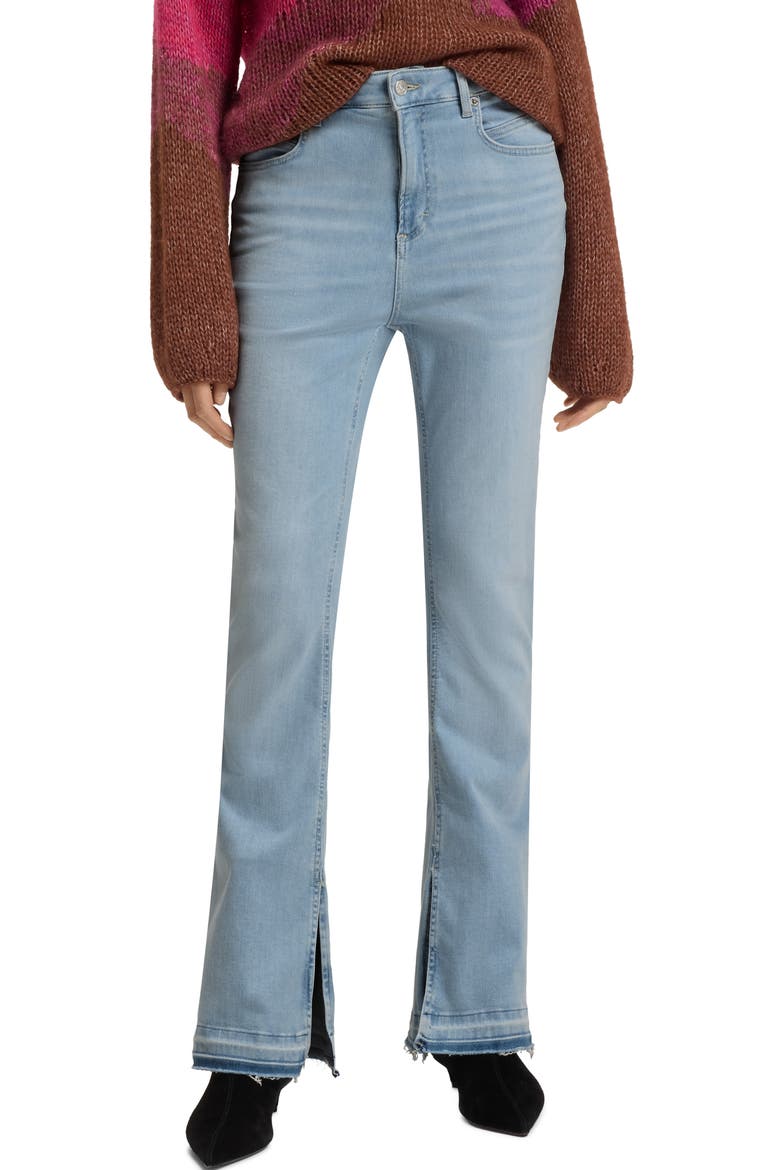 Rosa Split Bootcut Jeans, Main, color, BT BU