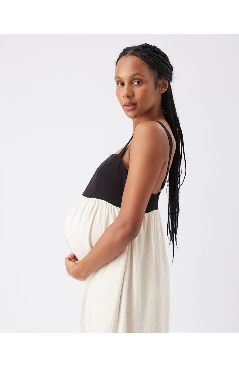 Ripe Maternity Olivia Dress, Alternate, color, Natural / Black