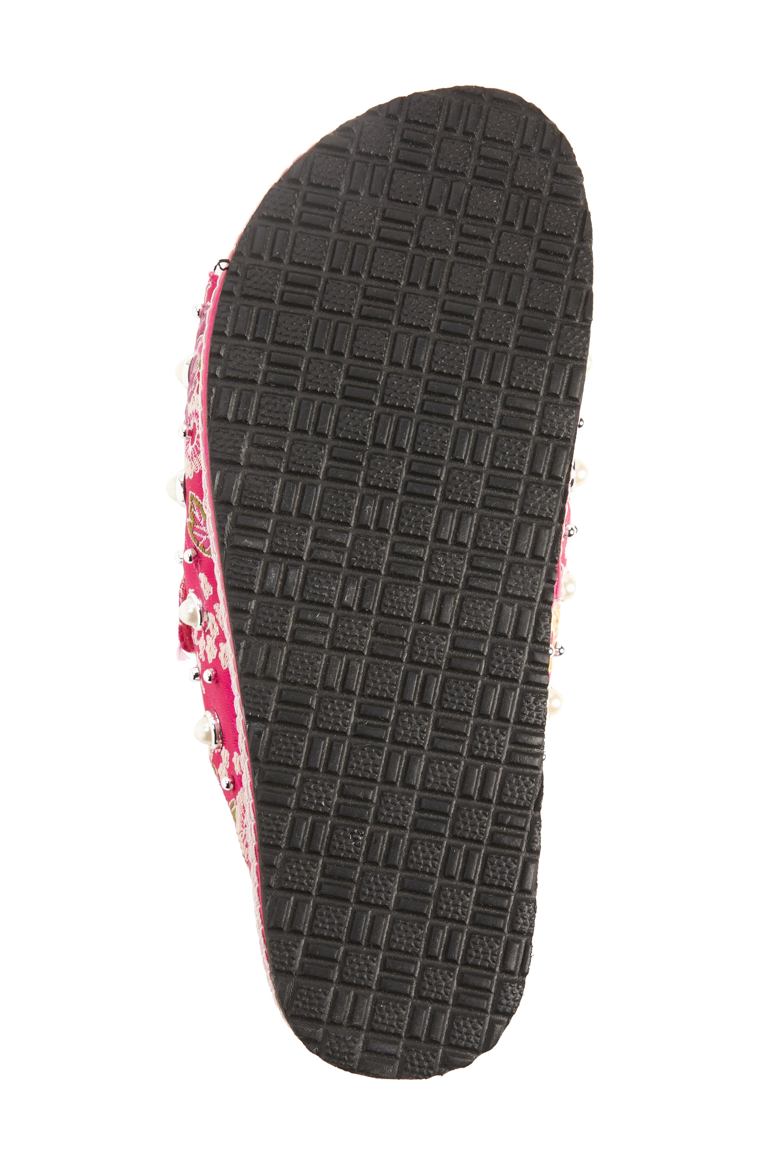 AZALEA WANG Mackley Ankle Tie Platform Sandal, Alternate, color, Pink