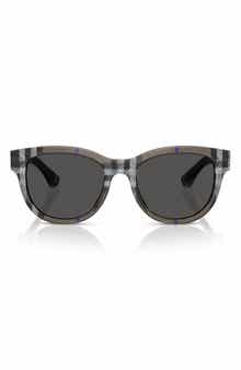 Burberry 54mm Round Sunglasses