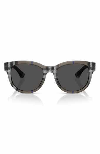 Burberry 54mm Round Sunglasses